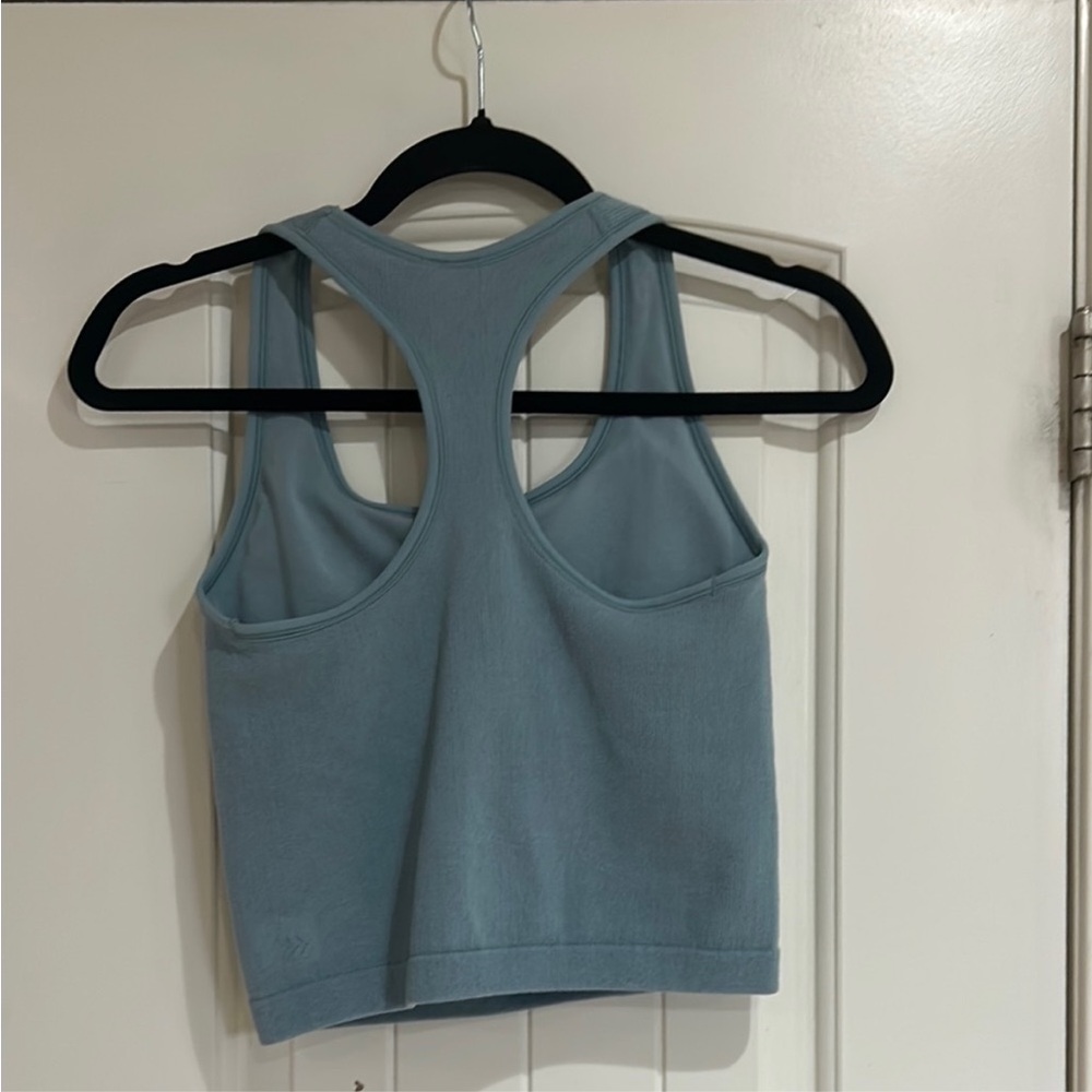 Blue Racerback Tank Top - Picture 3 of 5
